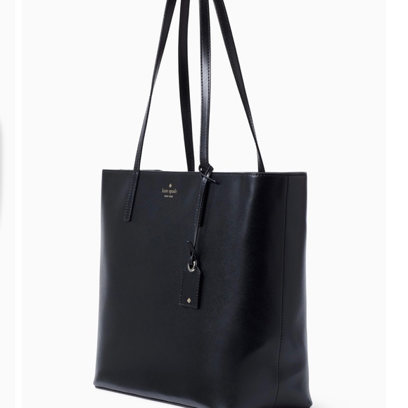 Kate Spade Jaine Medium Leather Tote. NWT. Black - Picture 2 of 8